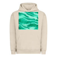 Pigment French Oak green glitter Urban Hoodie - JahusDesignShop