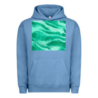 Pigment Pebble Blue green glitter Urban Hoodie - JahusDesignShop