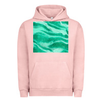 Pigment Salmon green glitter Urban Hoodie - JahusDesignShop