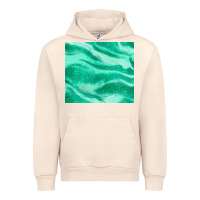 Sandshell green glitter Urban Hoodie - JahusDesignShop