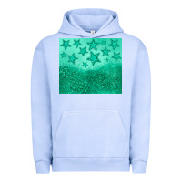Pigment Grape Ice green glitter star Urban Hoodie - JahusDesignShop