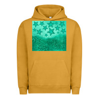 Pigment Peanut Butter green glitter star Urban Hoodie - JahusDesignShop