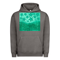 Pigment Tornado green glitter star Urban Hoodie - JahusDesignShop