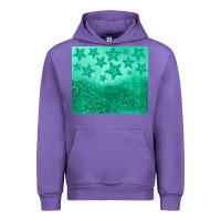Tulip green glitter star Urban Hoodie - JahusDesignShop