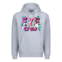 Heather Grey eye crew Premium Hoodie - JahusDesignShop