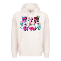 Pale Pink eye crew Premium Hoodie - JahusDesignShop