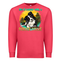 Cardinal life is better with a border collie Premium Sweatshirt - texasbilliewilder