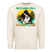 Sandshell life is better with a border collie Premium Sweatshirt - texasbilliewilder