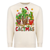 Sandshell christmas cactus merry cactmas Premium Sweatshirt - Zillion Design Studio