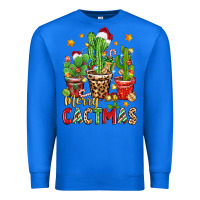 True Royal christmas cactus merry cactmas Premium Sweatshirt - Zillion Design Studio