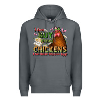 Rock i can buy myself chickens i can hatch my own eggs Premium Hoodie - JahusDesignShop