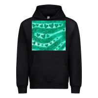 Foreset Green green glitter heart Urban Hoodie - JahusDesignShop