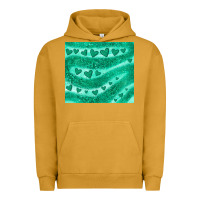 Pigment Peanut Butter green glitter heart Urban Hoodie - JahusDesignShop