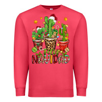 Christmas Cactus Feliz Navidad Premium Sweatshirt | Teevron
