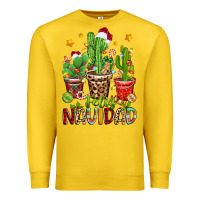 Lemon christmas cactus feliz navidad Premium Sweatshirt - Zillion Design Studio