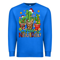 True Royal christmas cactus feliz navidad Premium Sweatshirt - Zillion Design Studio