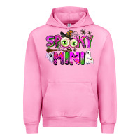 Fuchsia Pink spooky mini Urban Hoodie - AdoDesignShop