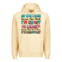 Pina Colada my kids laugh because they think i'm crazy Premium Hoodie - JahusDesignShop