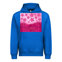 Cobalt pink glitter star Urban Hoodie - JahusDesignShop