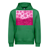 Emerald pink glitter star Urban Hoodie - JahusDesignShop