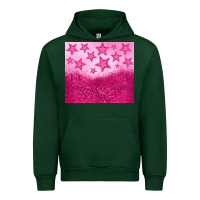 Foreset Green pink glitter star Urban Hoodie - JahusDesignShop