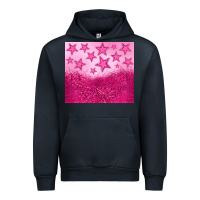 Navy pink glitter star Urban Hoodie - JahusDesignShop