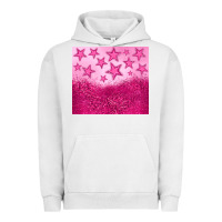 Pigment Lunar Rock pink glitter star Urban Hoodie - JahusDesignShop