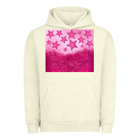 Pigment Pistachio pink glitter star Urban Hoodie - JahusDesignShop