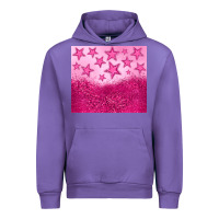 Tulip pink glitter star Urban Hoodie - JahusDesignShop