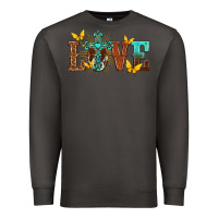 Smoke love with cross Premium Sweatshirt - texasbilliewilder