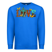 True Royal love with cross Premium Sweatshirt - texasbilliewilder