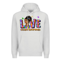 Dove Grey love autism awareness Premium Hoodie - JahusDesignShop
