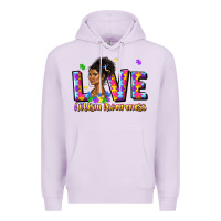 Lilac love autism awareness Premium Hoodie - JahusDesignShop