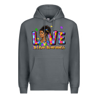 Rock love autism awareness Premium Hoodie - JahusDesignShop