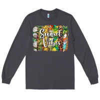 Smoke sunset vibes brush stroke Long Sleeve Tee - BarkalooDesign