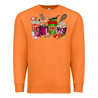 Carrot lunch lady coffee cups Premium Sweatshirt - texasbilliewilder