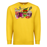 Lemon lunch lady coffee cups Premium Sweatshirt - texasbilliewilder