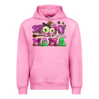 Fuchsia Pink spooky mama Urban Hoodie - AdoDesignShop
