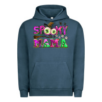 Pigment Midnight Navy spooky mama Urban Hoodie - AdoDesignShop