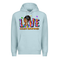 Blue Mist love autism awareness Premium Hoodie - JahusDesignShop