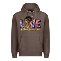 Coffee love autism awareness Premium Hoodie - JahusDesignShop