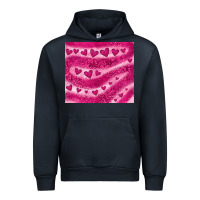 Navy pink glitter heart Urban Hoodie - JahusDesignShop