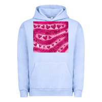 Pigment Grape Ice pink glitter heart Urban Hoodie - JahusDesignShop