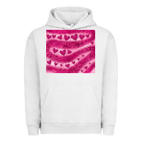 Pigment Lunar Rock pink glitter heart Urban Hoodie - JahusDesignShop