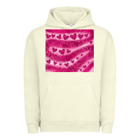 Pigment Pistachio pink glitter heart Urban Hoodie - JahusDesignShop