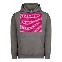 Pigment Tornado pink glitter heart Urban Hoodie - JahusDesignShop