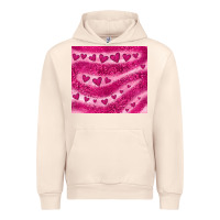Sandshell pink glitter heart Urban Hoodie - JahusDesignShop