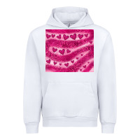 White pink glitter heart Urban Hoodie - JahusDesignShop