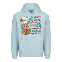 Blue Mist a pinch of patience a dash of kindness a spoonful Premium Hoodie - JahusDesignShop