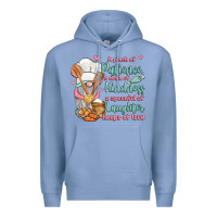 Colony Blue a pinch of patience a dash of kindness a spoonful Premium Hoodie - JahusDesignShop